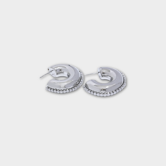 AURORA earrings silver-plated