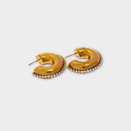 AURORA earrings gold-plated