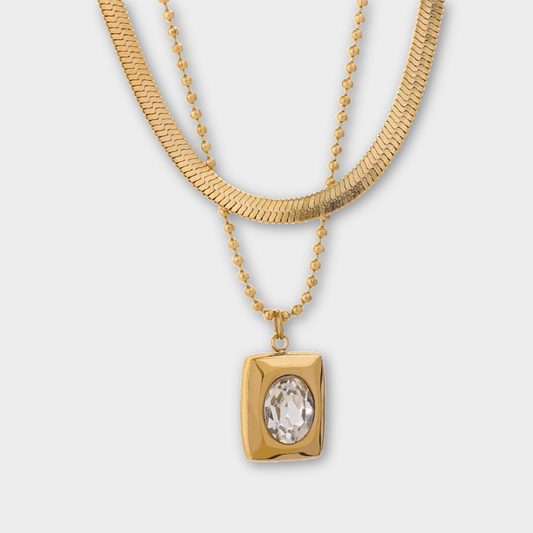 JUNO necklace gold-plated