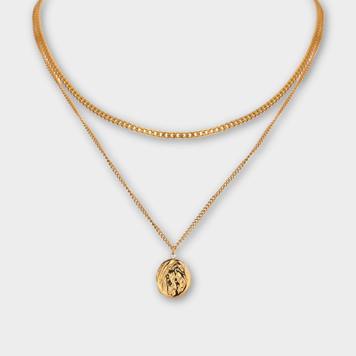 LUNA necklace gold-plated