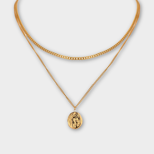LUNA necklace gold-plated