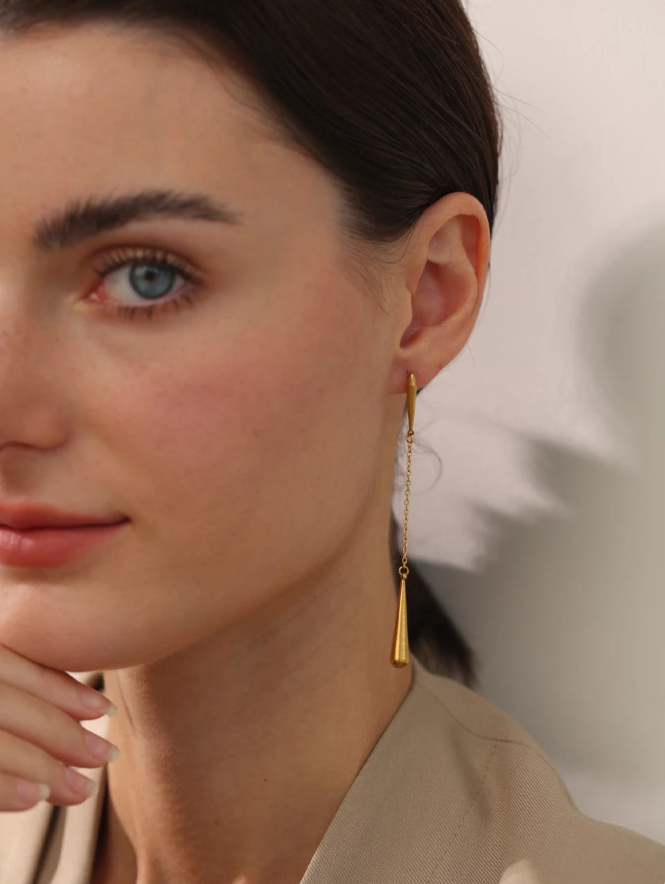 DIANA earrings gold-plated