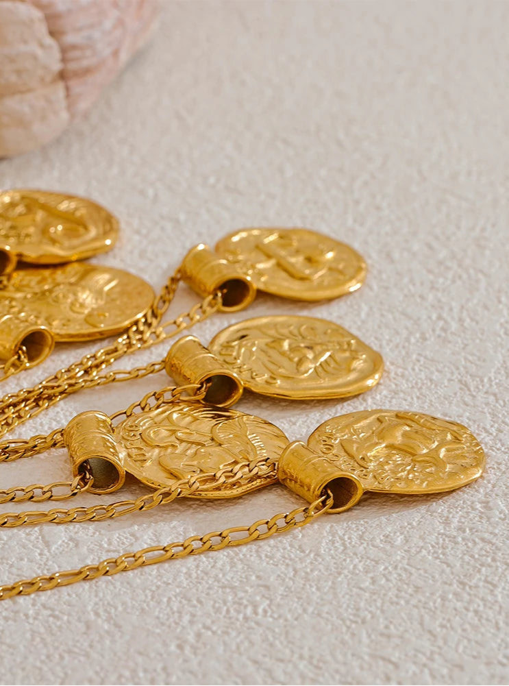 MEDEA necklace gold-plated
