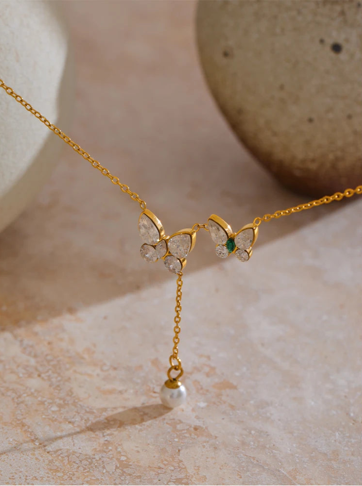 RHEA necklace gold-plated
