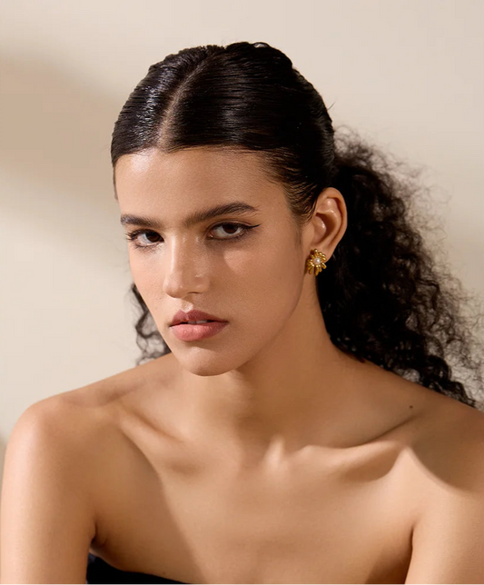 ELETTRA earrings gold-plated