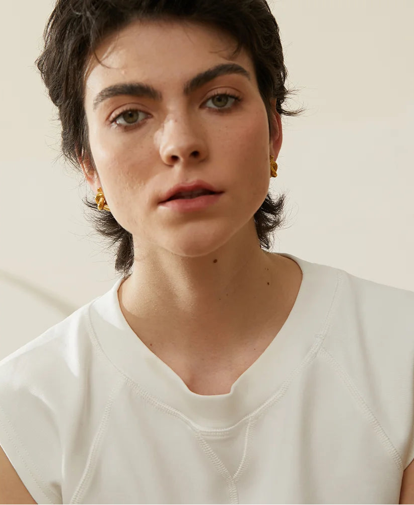 MINERVA earrings gold-plated
