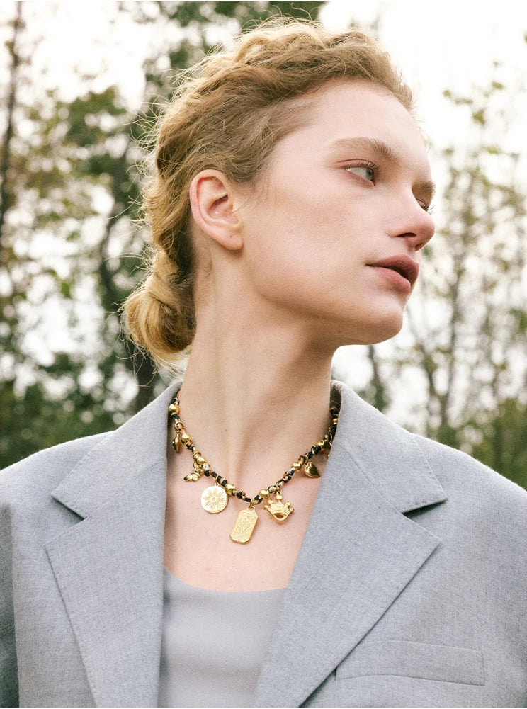CLEOPATRA necklace gold-plated