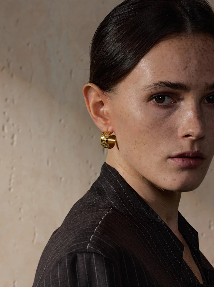 CELESTE earrings gold-plated