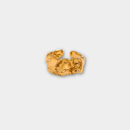 NYLA ring gold-plate - VULTRE
