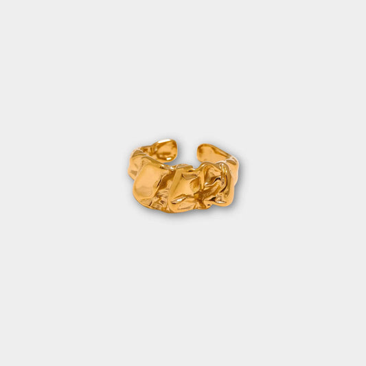 NYLA ring gold-plate - VULTRE
