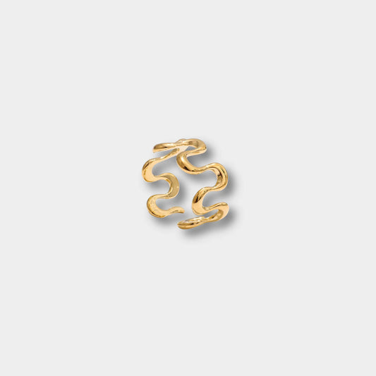 LIORA ring gold-plated - VULTRE