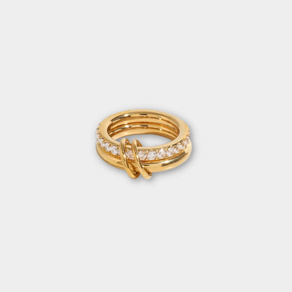 Leona ring gold-plated - VULTRE