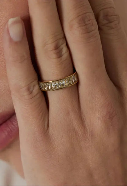 Amira ring gold-plated - VULTRE