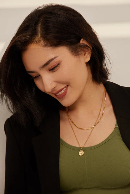 LUNA necklace gold-plated