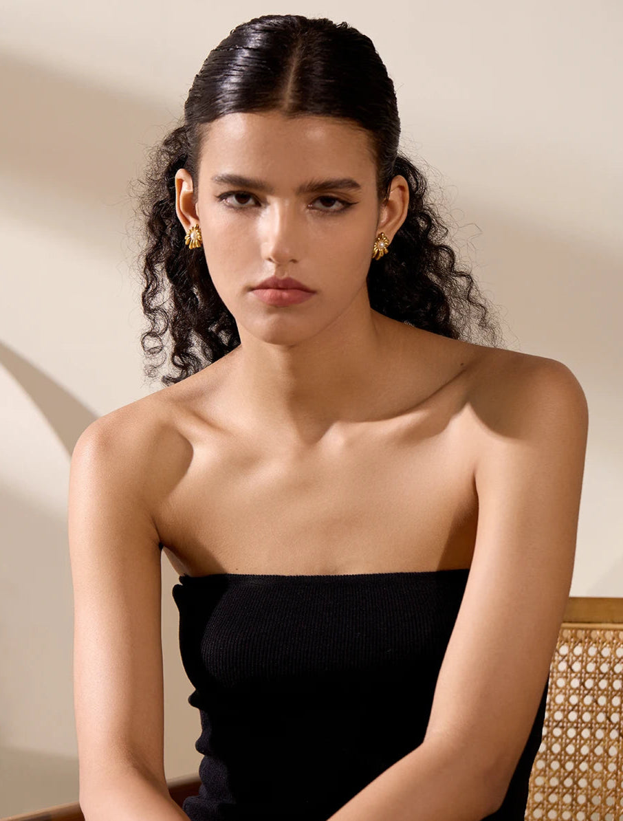ELETTRA earrings gold-plated