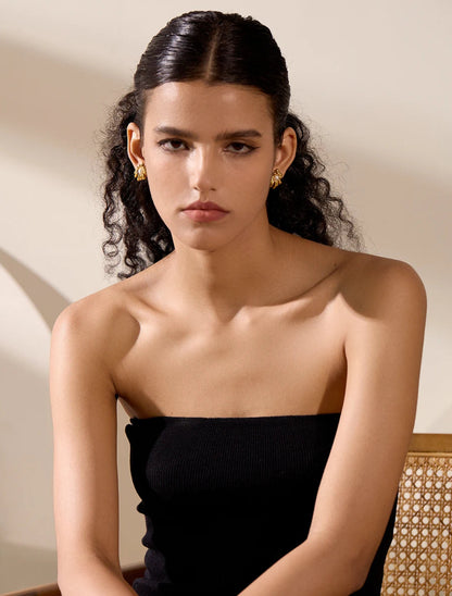 ELETTRA earrings gold-plated