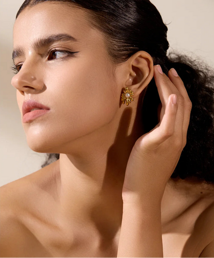 ELETTRA earrings gold-plated