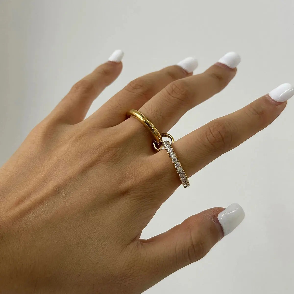 Leona ring gold-plated - VULTRE
